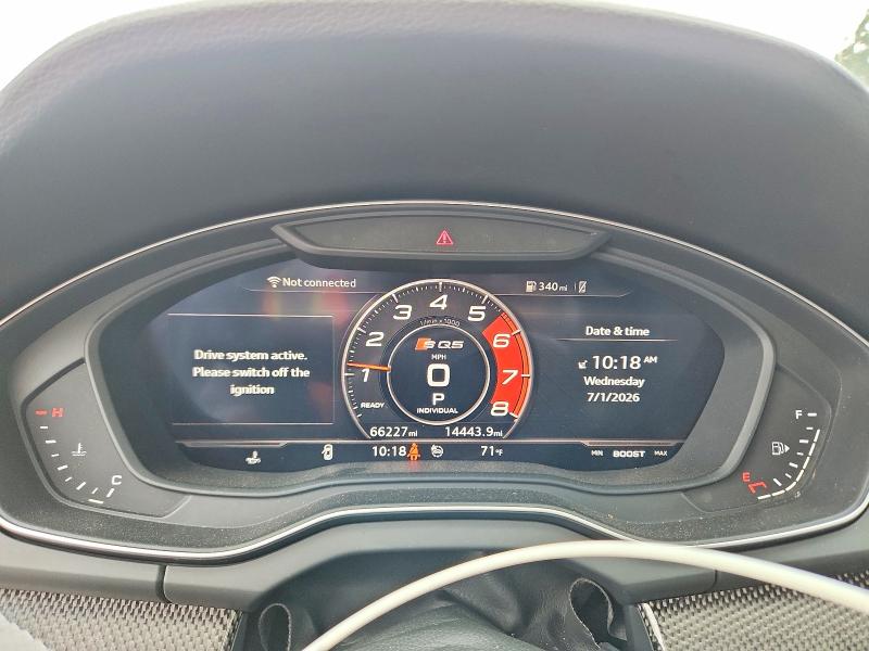 Aukcja sprzedaży 2018 Audi Sq5, vin: WA1C4AFY5J2145099, numer aukcji: 59176316