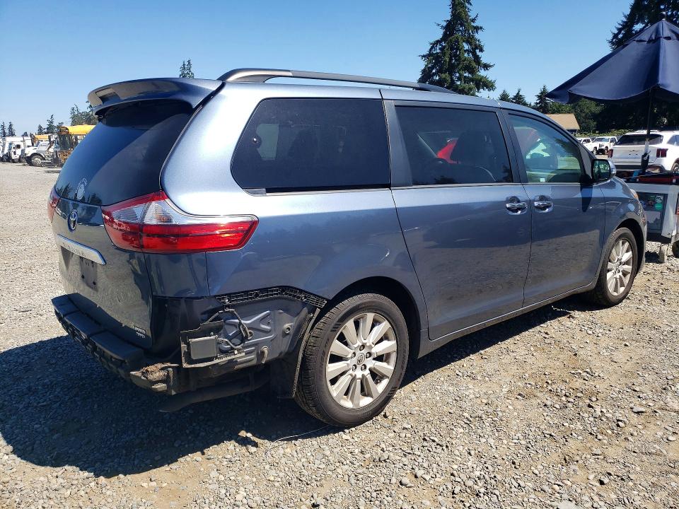 Продажа на аукционе авто 2015 Toyota Sienna, vin: 5TDDK3DC7FS115119, номер лота: 61972226