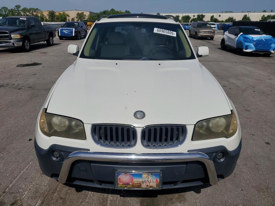 2005 Bmw X3 მანქანა იყიდება აუქციონზე, vin: WBXPA93495WD17803, აუქციონის ნომერი: 60965806