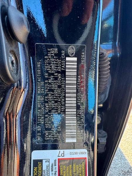 2016 Toyota Camry მანქანა იყიდება აუქციონზე, vin: 4T1BF1FK7GU238321, აუქციონის ნომერი: 61192386