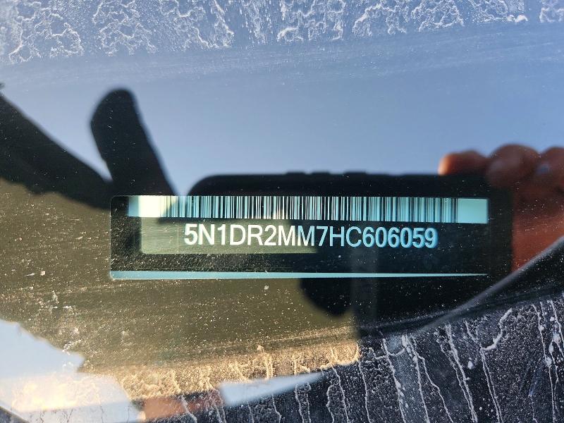 Продаж на аукціоні авто 2017 Nissan Pathfinder, vin: 5N1DR2MM7HC606059, номер лоту: 59360396