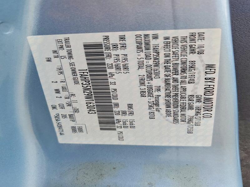 Aukcja sprzedaży 2009 Ford Focus, vin: 1FAHP35N29W163043, numer aukcji: 61856716