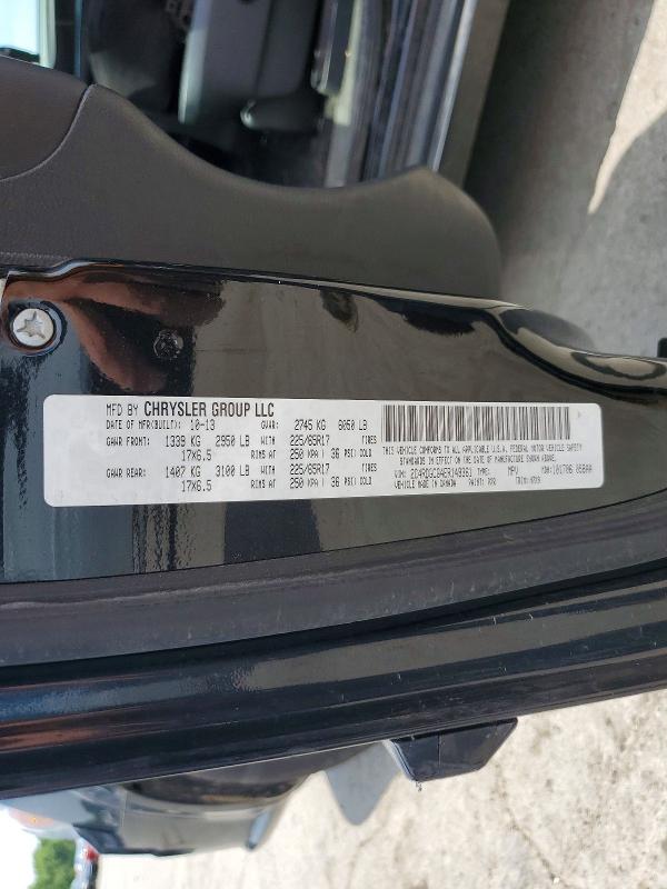 61418146 :رقم المزاد ، 2C4RDGCG4ER149361 vin ، 2014 Dodge Grand Caravan مزاد بيع