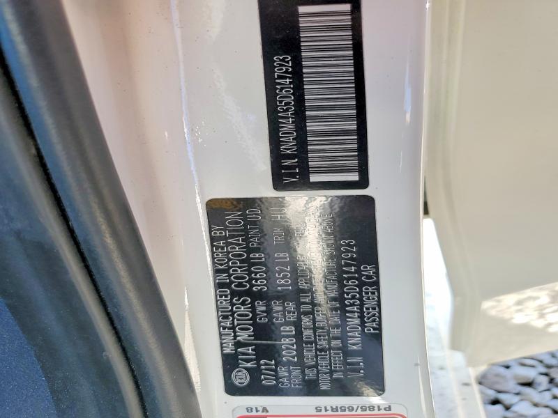 Aukcja sprzedaży 2013 Kia Rio, vin: KNADM4A35D6147923, numer aukcji: 63034866