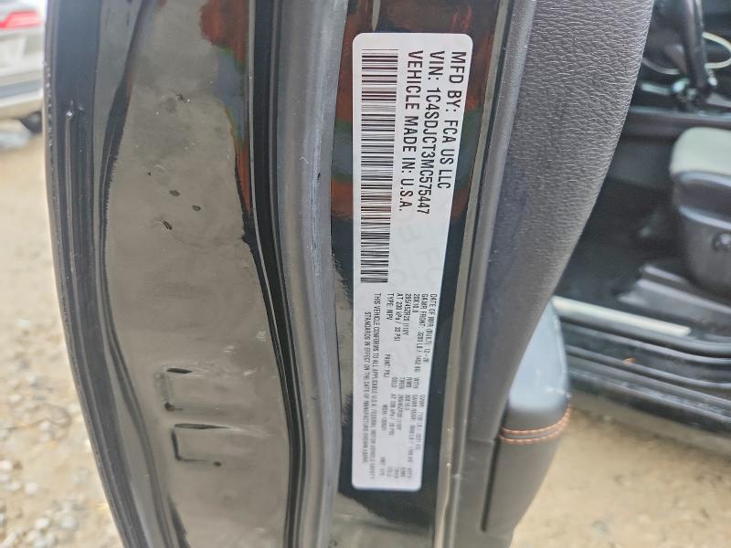 Aukcja sprzedaży 2021 Dodge Durango, vin: 1C4SDJCT3MC575447, numer aukcji: 62027606