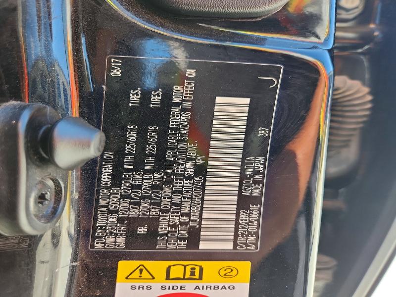 Aukcja sprzedaży 2017 Lexus Nx 200t, vin: JTJYARBZ6H2077405, numer aukcji: 59245396