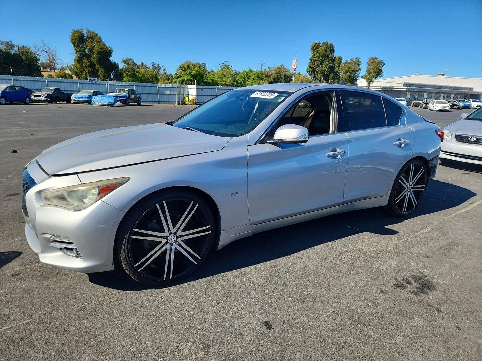 61322286 :رقم المزاد ، JN1BV7AP3EM682549 vin ، 2014 Infiniti Q50 مزاد بيع