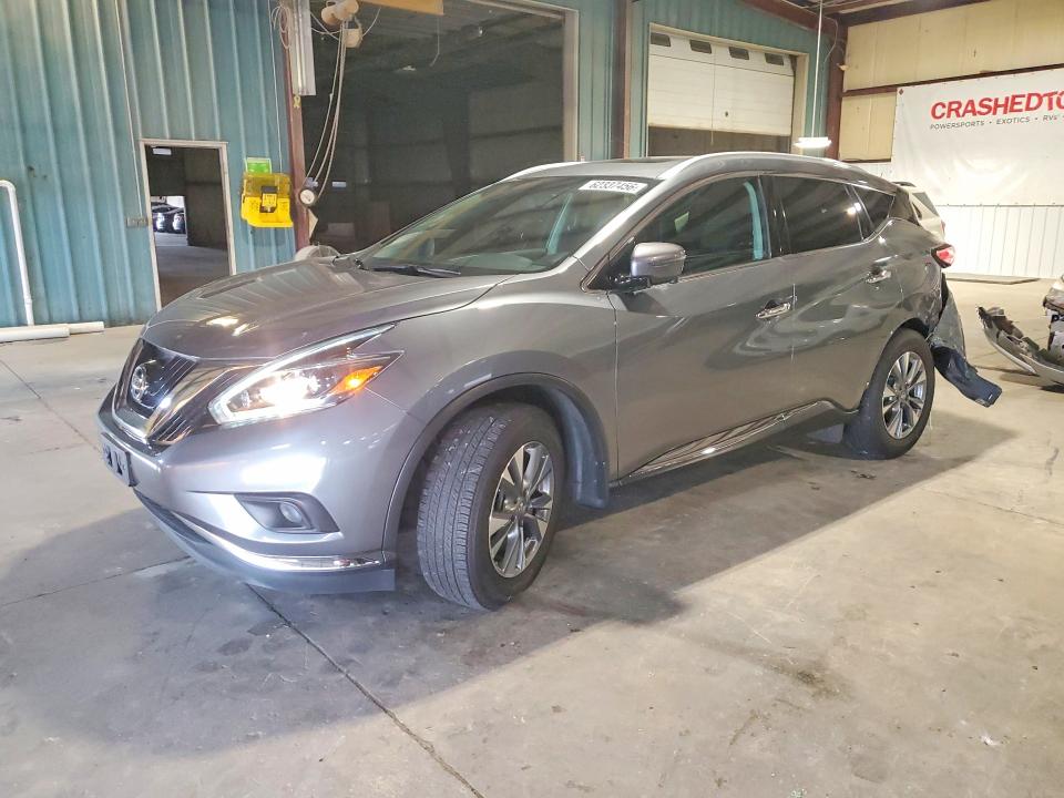 2018 Nissan Murano მანქანა იყიდება აუქციონზე, vin: 5N1AZ2MH5JN148750, აუქციონის ნომერი: 62337456