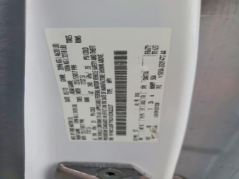 Aukcja sprzedaży 2013 Ford Escape, vin: 1FMCU0F76DUD82227, numer aukcji: 63663646