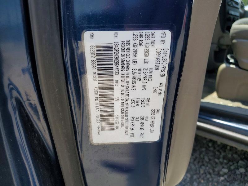59222686 :رقم المزاد ، 1B4GP24302B644533 vin ، 2002 Dodge Grand Caravan مزاد بيع