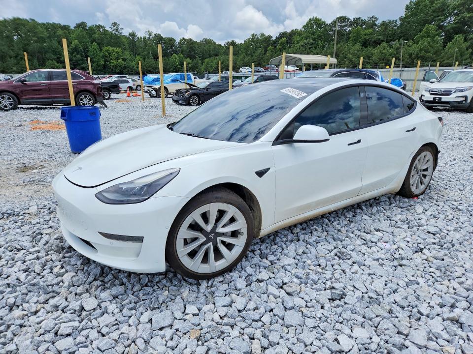 2021 Tesla Model 3 მანქანა იყიდება აუქციონზე, vin: 5YJ3E1EAXMF017787, აუქციონის ნომერი: 60496766