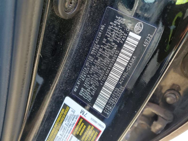 Aukcja sprzedaży 2009 Toyota Camry, vin: 4T1BE46K49U390015, numer aukcji: 62287926