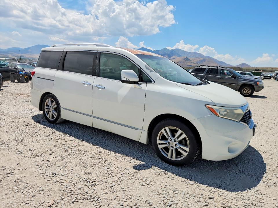 2012 Nissan Quest მანქანა იყიდება აუქციონზე, vin: JN8AE2KP9C9033627, აუქციონის ნომერი: 62633406