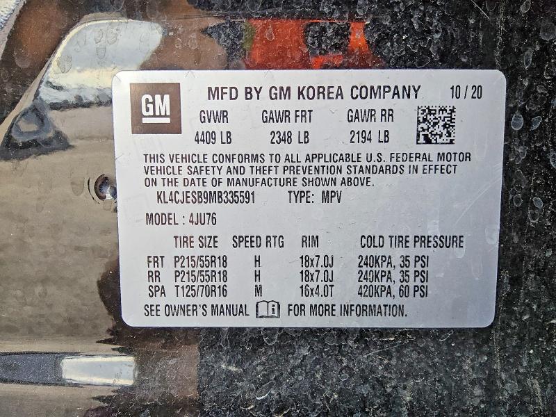 Продажа на аукционе авто 2021 Buick Encore, vin: KL4CJESB9MB335591, номер лота: 60274226