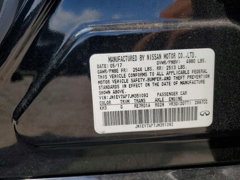Продаж на аукціоні авто 2018 Infiniti Q50, vin: JN1EV7AP7JM351092, номер лоту: 62869826