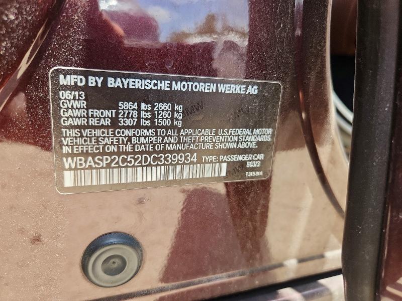 60474026 :رقم المزاد ، WBASP2C52DC339934 vin ، 2013 Bmw 535 مزاد بيع