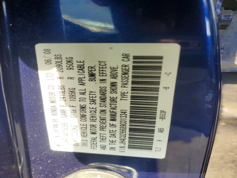Продаж на аукціоні авто 2009 Acura Tsx, vin: JH4CU26689C013341, номер лоту: 62399226