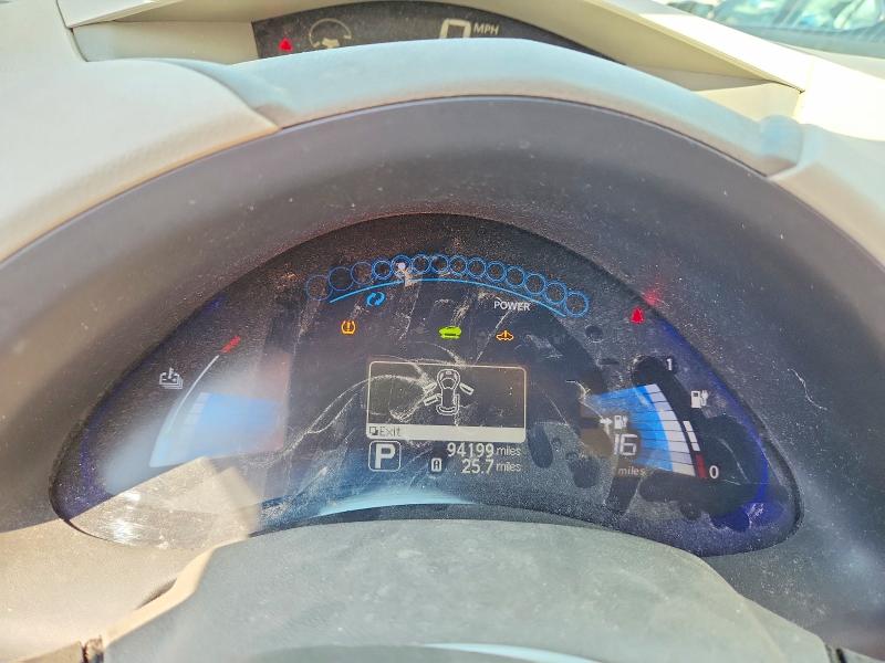 60259336 :رقم المزاد ، JN1AZ0CP5CT023489 vin ، 2012 Nissan Leaf مزاد بيع