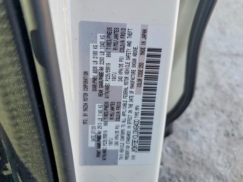 Продажа на аукционе авто 2020 Mazda Cx-5, vin: JM3KFBEY0L0849400, номер лота: 61131356
