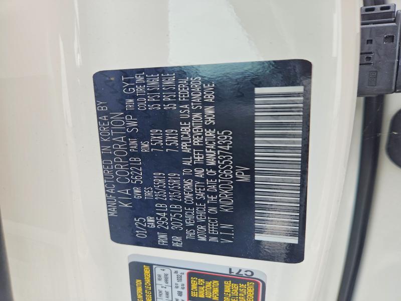 56415866 :رقم المزاد ، KNDRKDJG6S5374395 vin ، 2025 Kia Sorento مزاد بيع