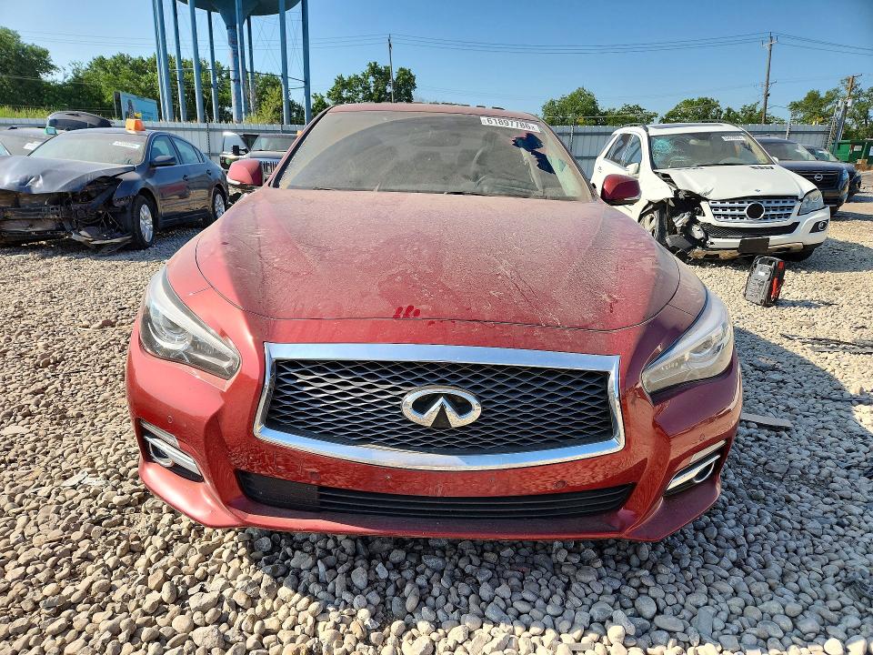 61897786 :رقم المزاد ، JN1BV7AR4EM680696 vin ، 2014 Infiniti Q50 مزاد بيع