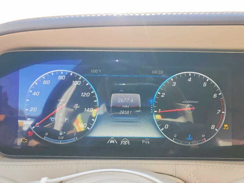 Auction sale of the 2020 Mercedes-benz S, vin: W1KUX8GB1LA533725, lot number: 61200566