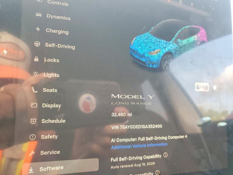 Aukcja sprzedaży 2025 Tesla Model Y, vin: 7SAYGDED1SA352400, numer aukcji: 59955986