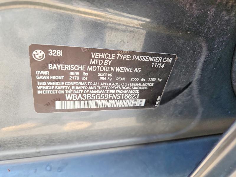 Aukcja sprzedaży 2015 Bmw 328, vin: WBA3B5G59FNS16623, numer aukcji: 62409886