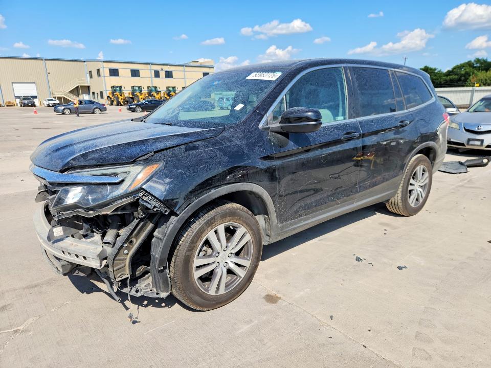 58963126 :رقم المزاد ، 5FNYF5H35JB012578 vin ، 2018 Honda Pilot مزاد بيع