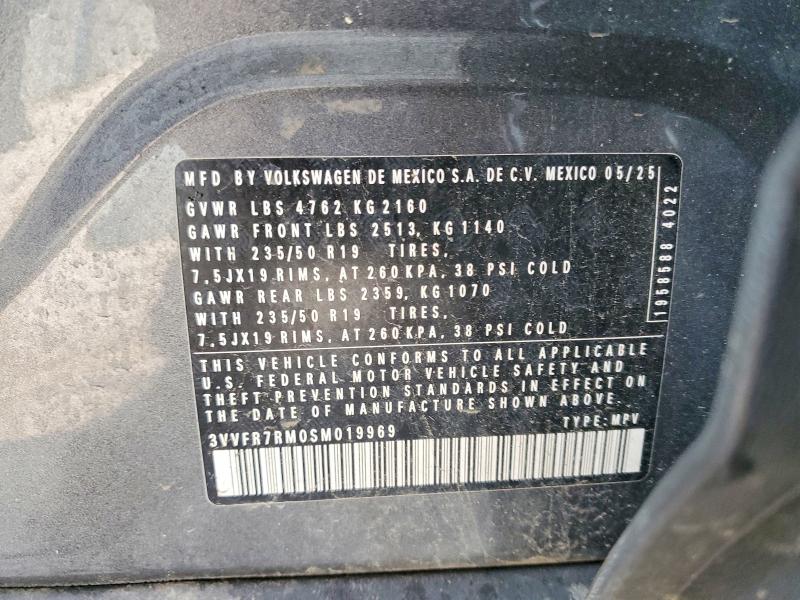 Aukcja sprzedaży 2025 Volkswagen Tiguan, vin: 3VVFR7RM0SM019969, numer aukcji: 62161226