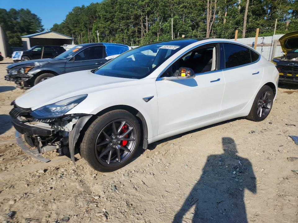 2020 Tesla Model 3 მანქანა იყიდება აუქციონზე, vin: 5YJ3E1EC6LF624091, აუქციონის ნომერი: 60579176