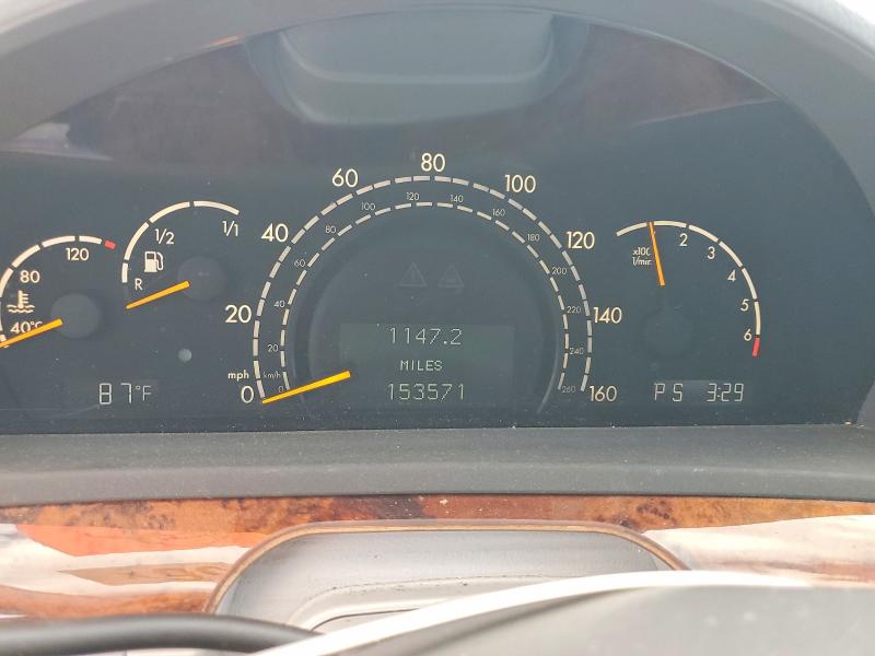 62968586 :رقم المزاد ، WDBNG75J51A195535 vin ، 2001 Mercedes-benz S مزاد بيع