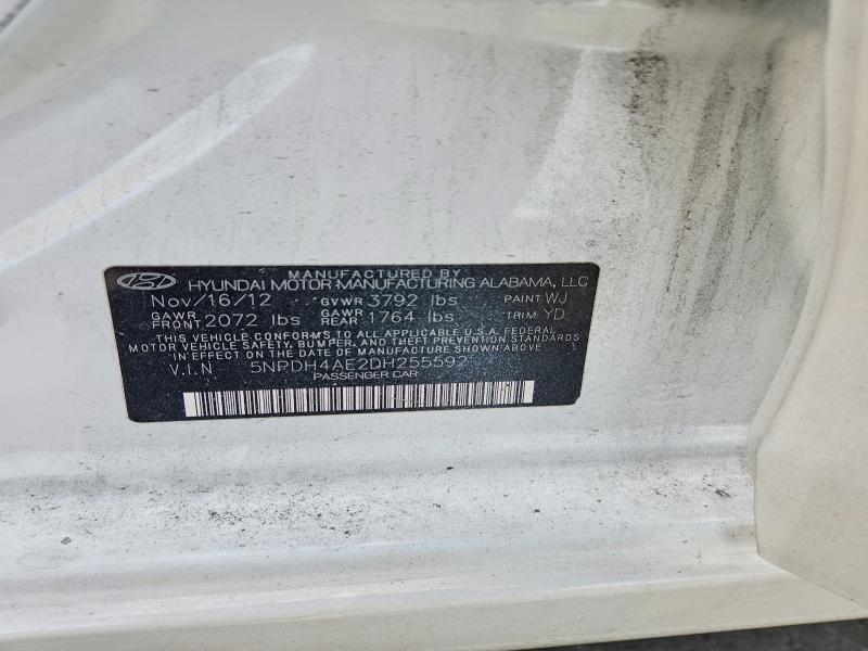 Продаж на аукціоні авто 2013 Hyundai Elantra, vin: 5NPDH4AE2DH255592, номер лоту: 60018236