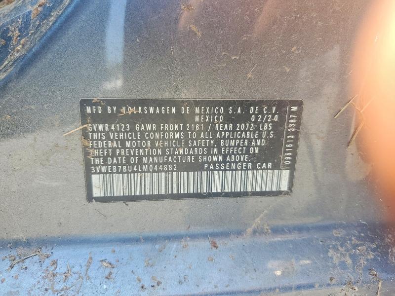 Продаж на аукціоні авто 2020 Volkswagen Jetta, vin: 3VWEB7BU4LM044882, номер лоту: 60289726