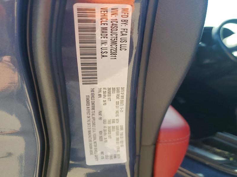 Aukcja sprzedaży 2021 Dodge Durango, vin: 1C4SDJCT5MC723811, numer aukcji: 57701926