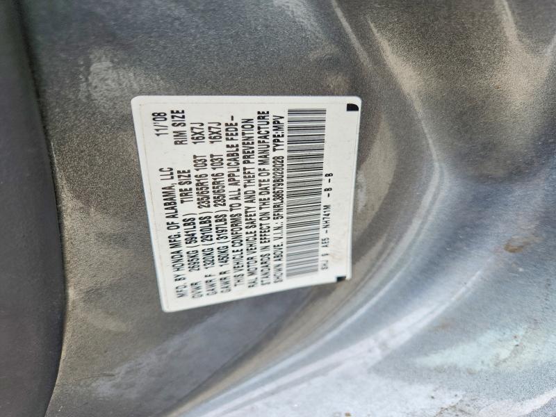 Aukcja sprzedaży 2009 Honda Odyssey, vin: 5FNRL38679B028028, numer aukcji: 62690996