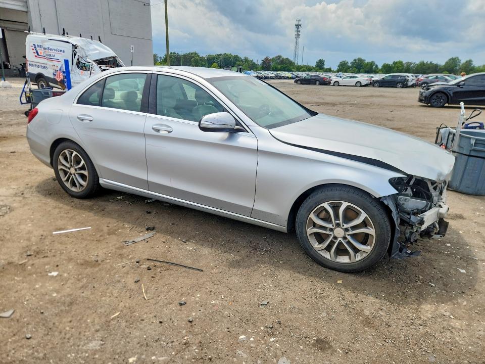 2015 Mercedes-benz C მანქანა იყიდება აუქციონზე, vin: 55SWF4JB1FU091806, აუქციონის ნომერი: 61853986