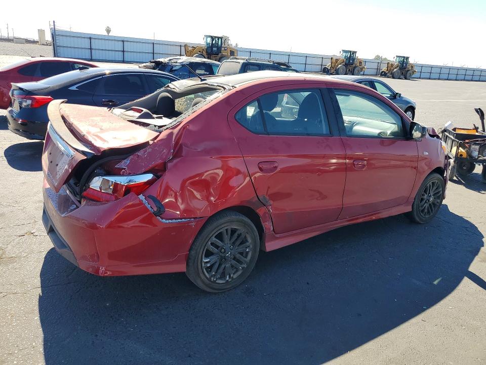 2024 Mitsubishi Mirage მანქანა იყიდება აუქციონზე, vin: ML32FUFJXRHF14263, აუქციონის ნომერი: 62862586
