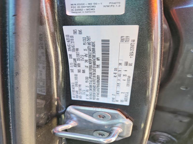 2016 Ford Escape მანქანა იყიდება აუქციონზე, vin: 1FMCU0G78GUB62851, აუქციონის ნომერი: 60517906