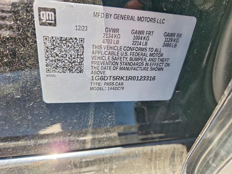 Продаж на аукціоні авто 2024 Cadillac Ct5, vin: 1G6DT5RK1R0123316, номер лоту: 61585596