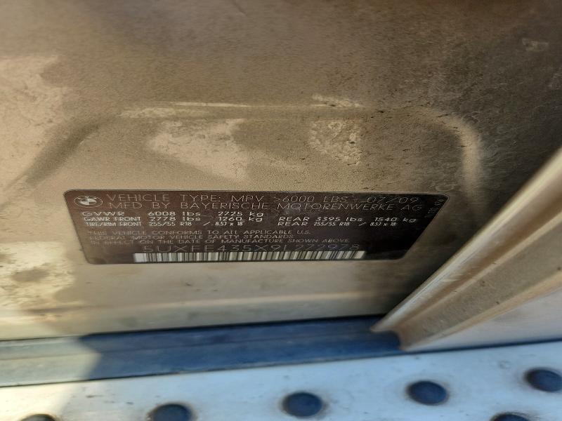 Продаж на аукціоні авто 2009 Bmw X5, vin: 5UXFE435X9L272978, номер лоту: 60196516