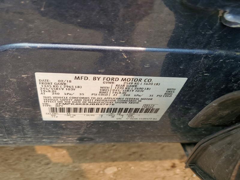 Aukcja sprzedaży 2018 Ford Edge, vin: 2FMPK4K89JBB57976, numer aukcji: 61325946