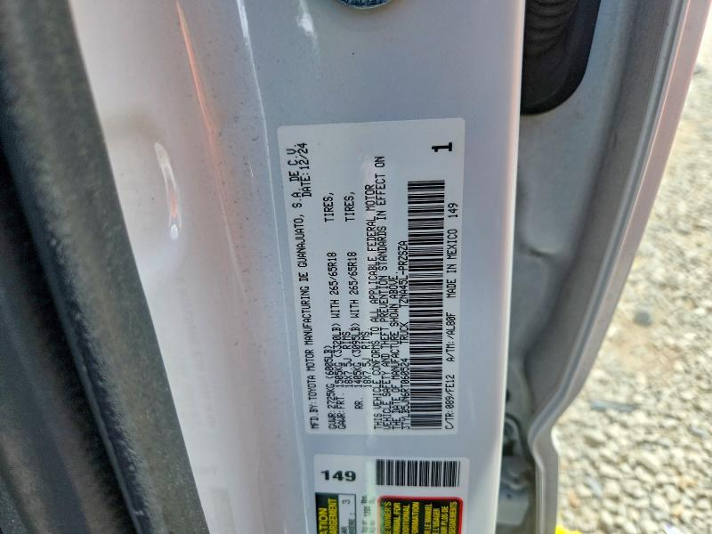 Aukcja sprzedaży 2024 Toyota Tacoma, vin: 3TYLB5JN6RT060524, numer aukcji: 60090236