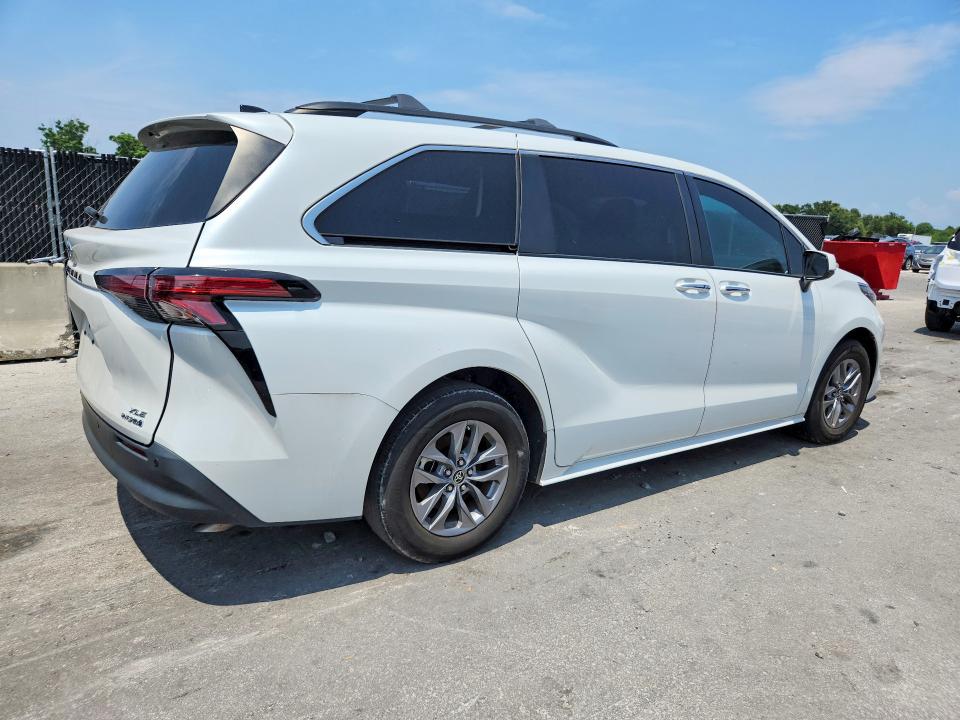 Aukcja sprzedaży 2022 Toyota Sienna, vin: 5TDJRKEC5NS091585, numer aukcji: 62597256