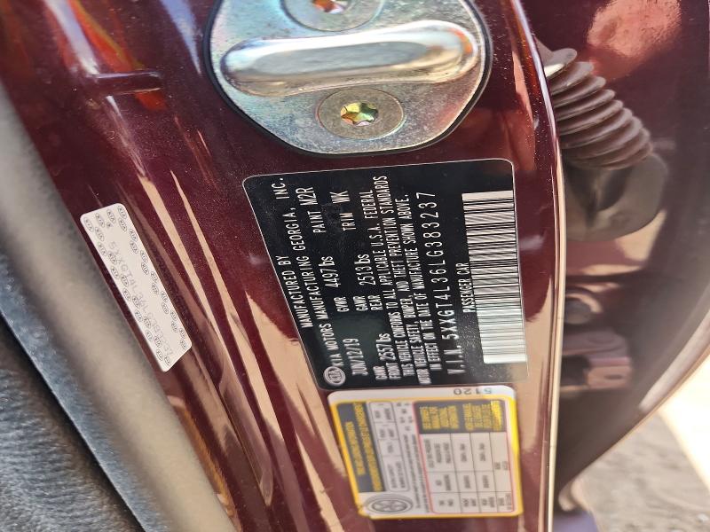 62812836 :رقم المزاد ، 5XXGT4L36LG383237 vin ، 2020 Kia Optima مزاد بيع