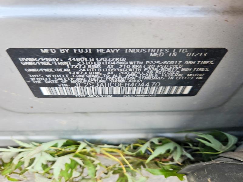 60273086 :رقم المزاد ، JF2SJAHC0EH404470 vin ، 2014 Subaru Forester مزاد بيع