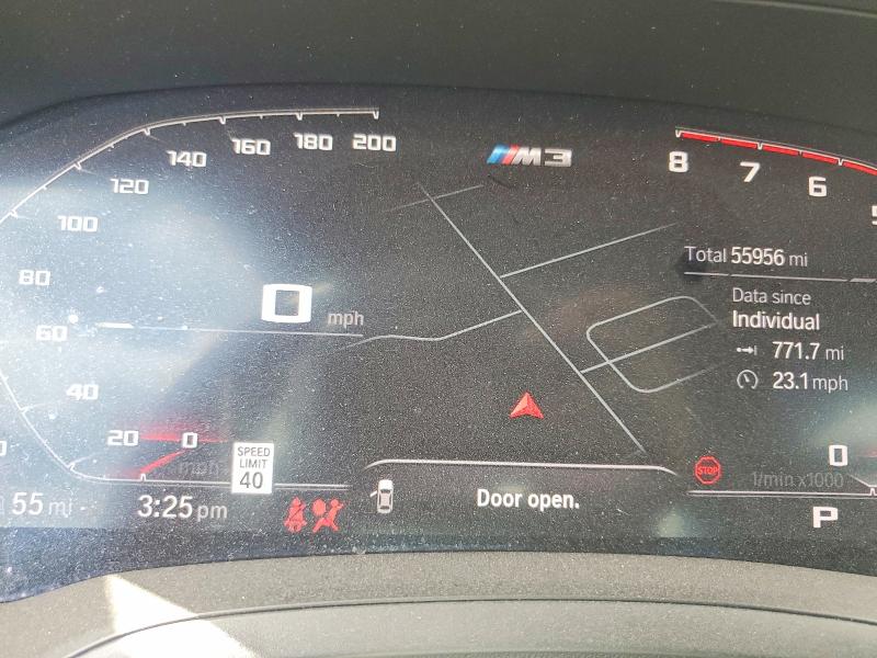 2022 Bmw M3 მანქანა იყიდება აუქციონზე, vin: WBS43AY04NFM22983, აუქციონის ნომერი: 60502426
