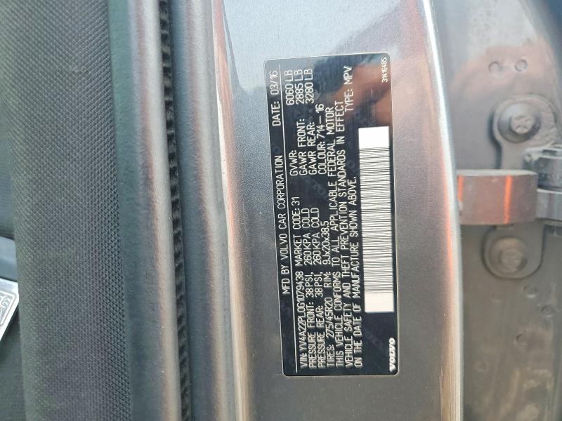 Aukcja sprzedaży 2016 Volvo Xc90, vin: YV4A22PL0G1079438, numer aukcji: 62677606