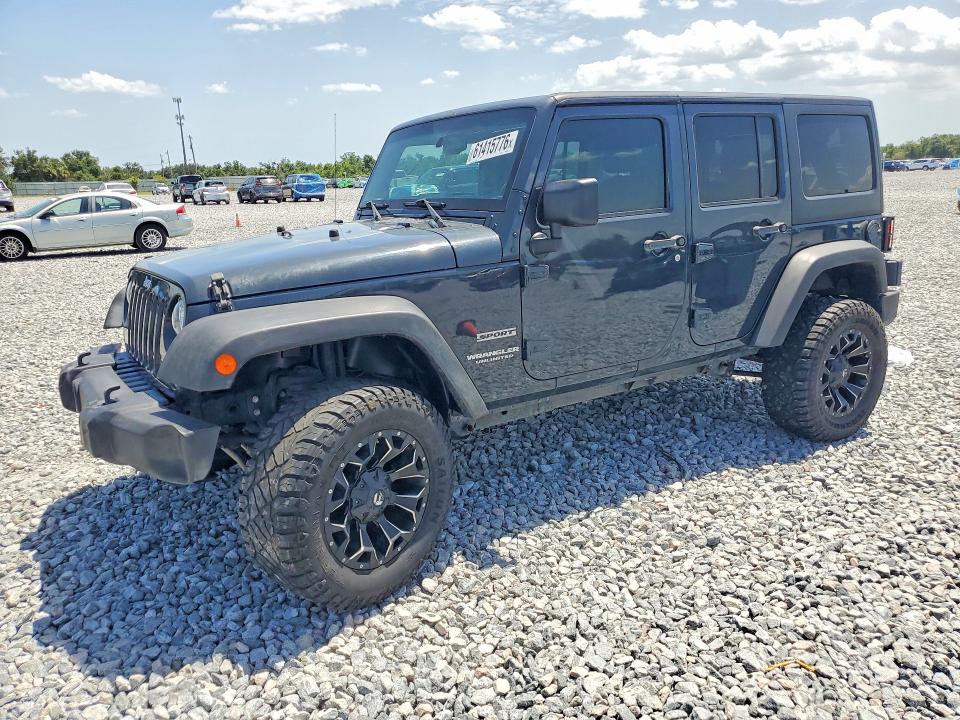 2017 Jeep Wrangler Unlimited მანქანა იყიდება აუქციონზე, vin: 1C4BJWDG4HL678163, აუქციონის ნომერი: 61415776