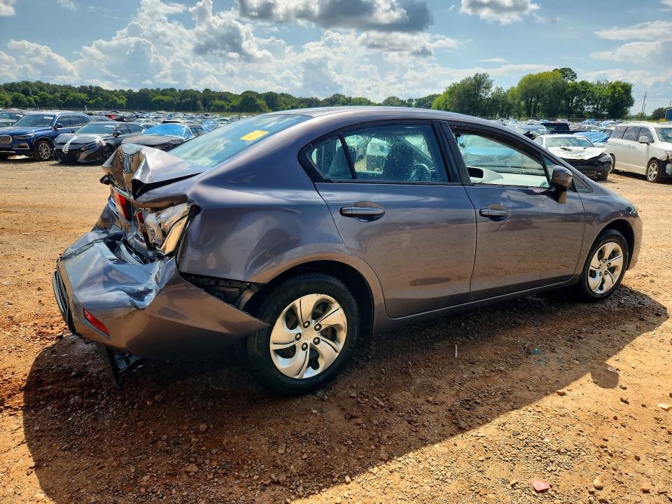 61625056 :رقم المزاد ، 19XFB2F57FE239838 vin ، 2015 Honda Civic مزاد بيع